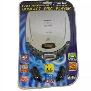 Lenoxx Sound Compact Disc Player Model CD-50 Programmable System New In Box! Y2K